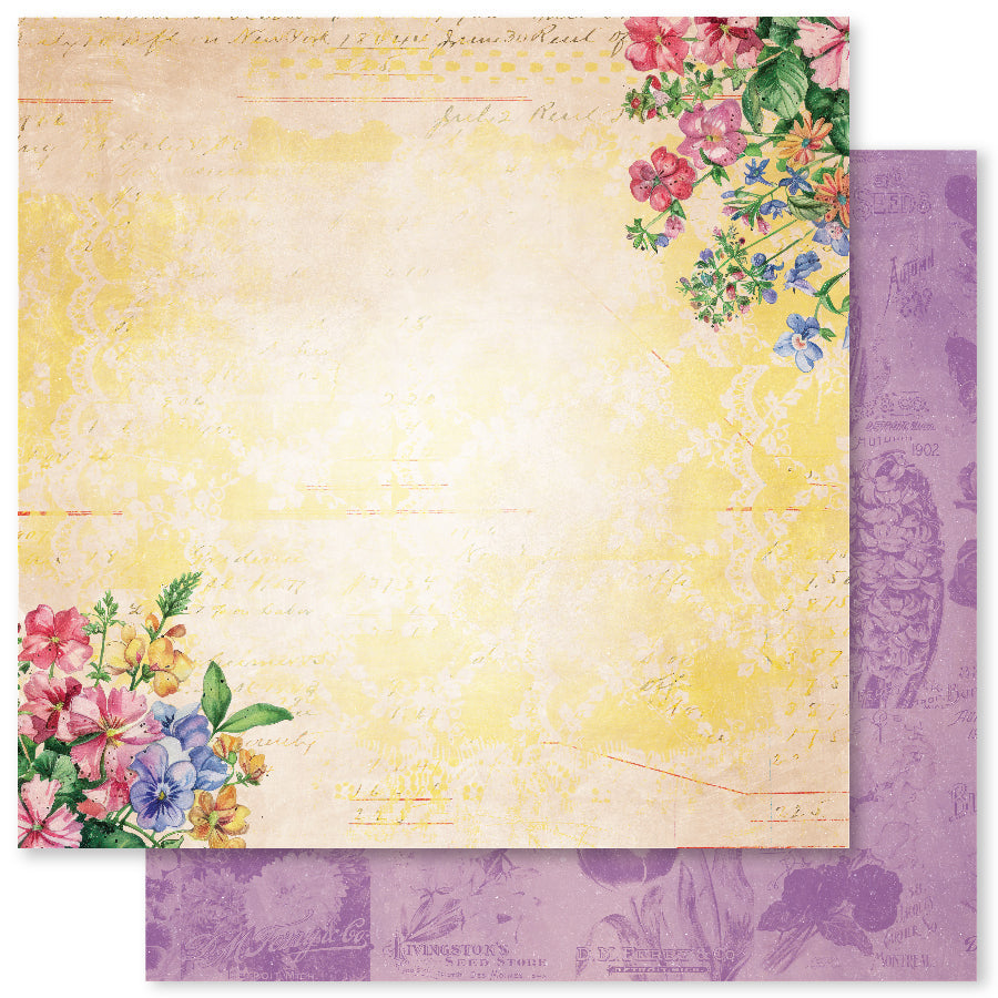 Flower Shoppe Basics F 12x12 Paper (12pc Bulk Pack) 33675 - Paper Rose Studio