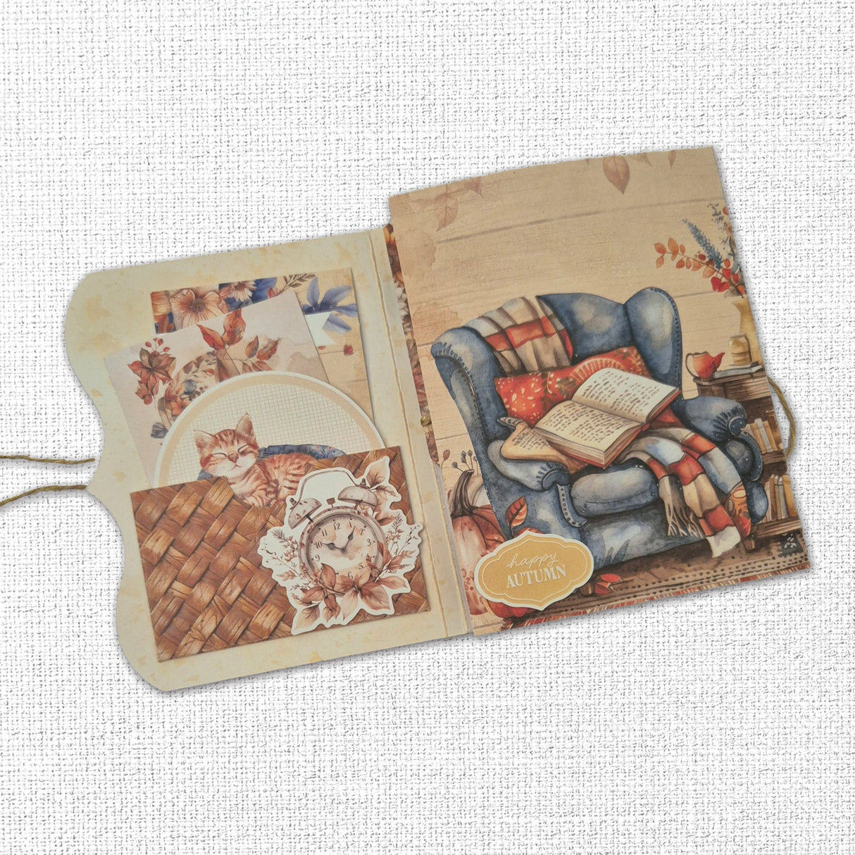 Golden Days 8.5" x 11" Mini Junk Journal Folio Kit 35344 - Paper Rose Studio