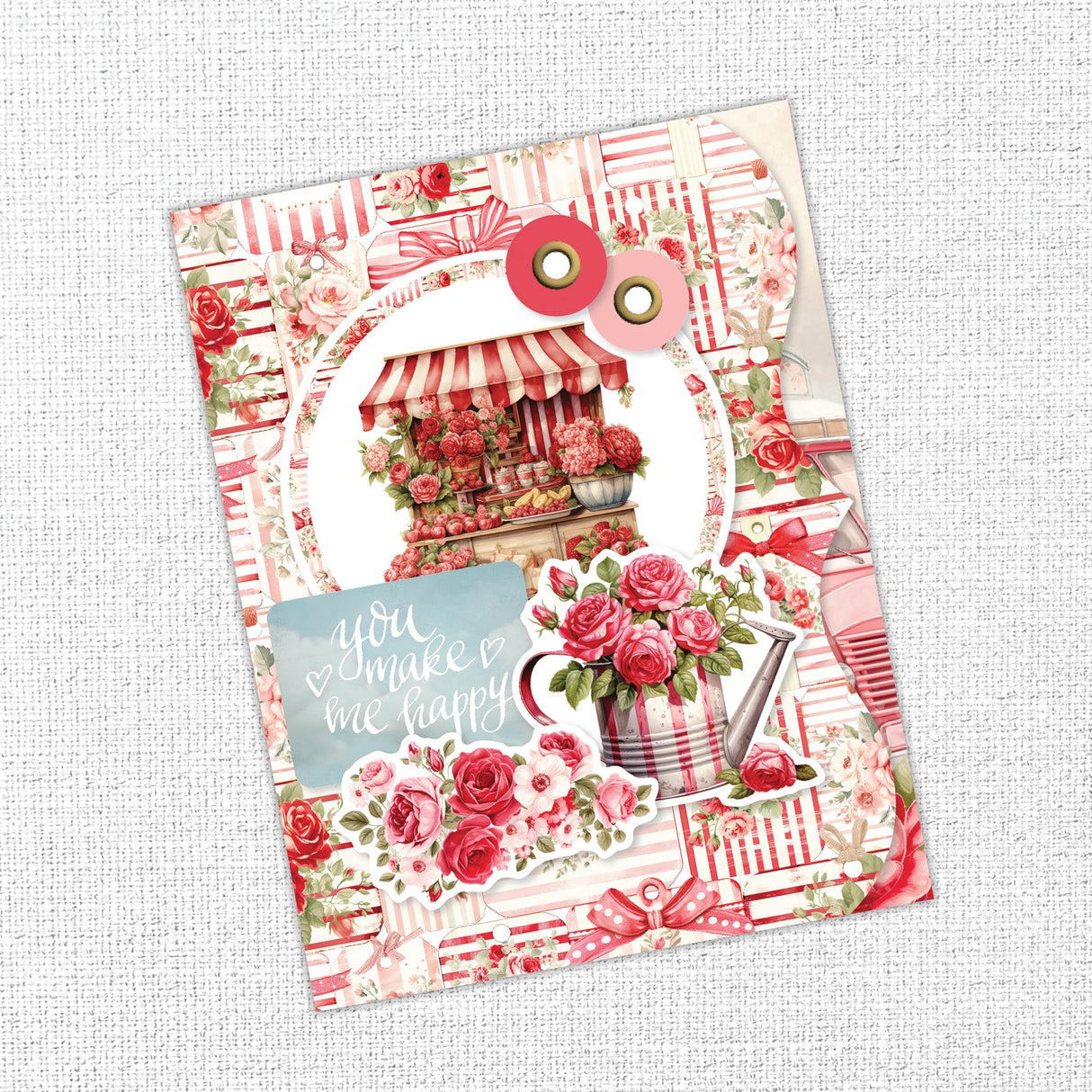 Candy Kisses Mini Folio Kit 36019 - Paper Rose Studio