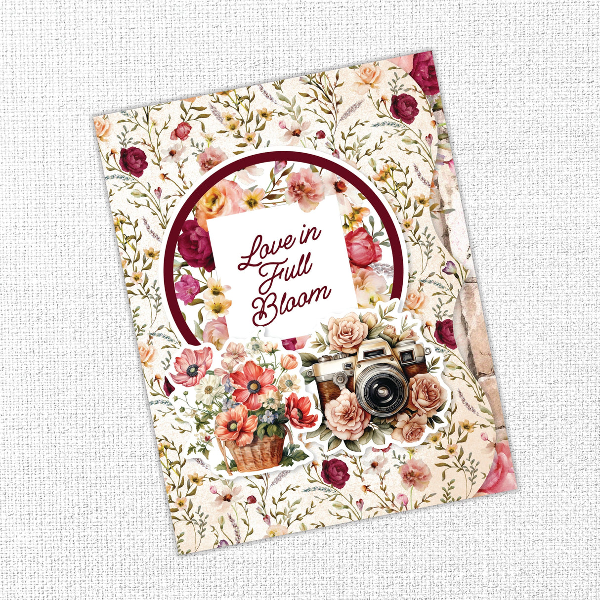 Vintage Rose Mini Folio Kit 36022
