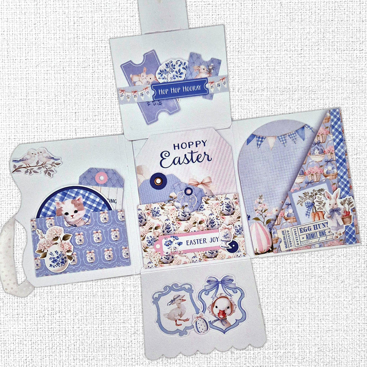 Primrose Garden 8.5x11" Mini Junk Journal Folio Kit 36103 - Paper Rose Studio