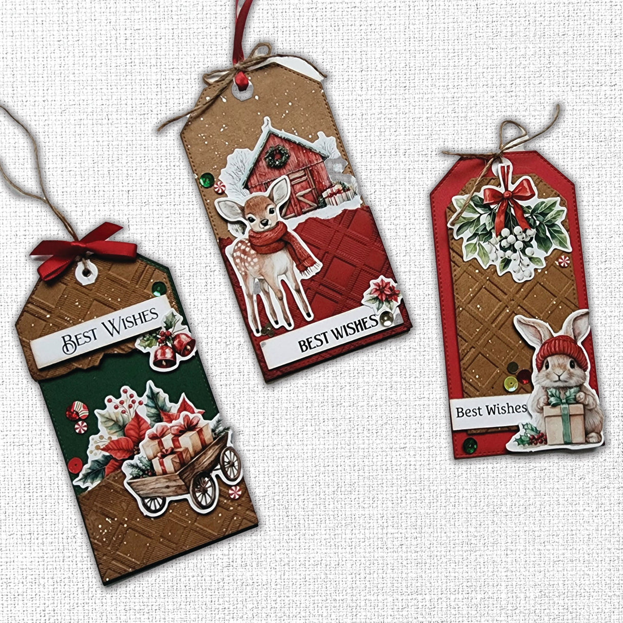 Christmas Tree Farm Embossed Die Cuts 35298 - Paper Rose Studio
