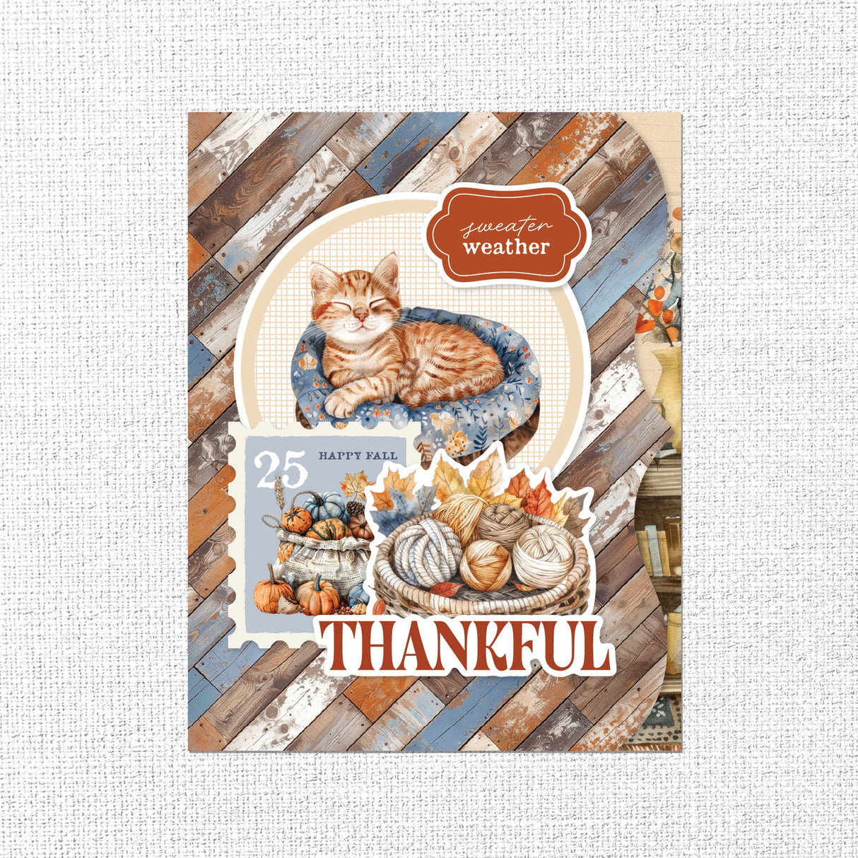 Golden Days 8.5" x 11" Mini Junk Journal Folio Kit 35344 - Paper Rose Studio