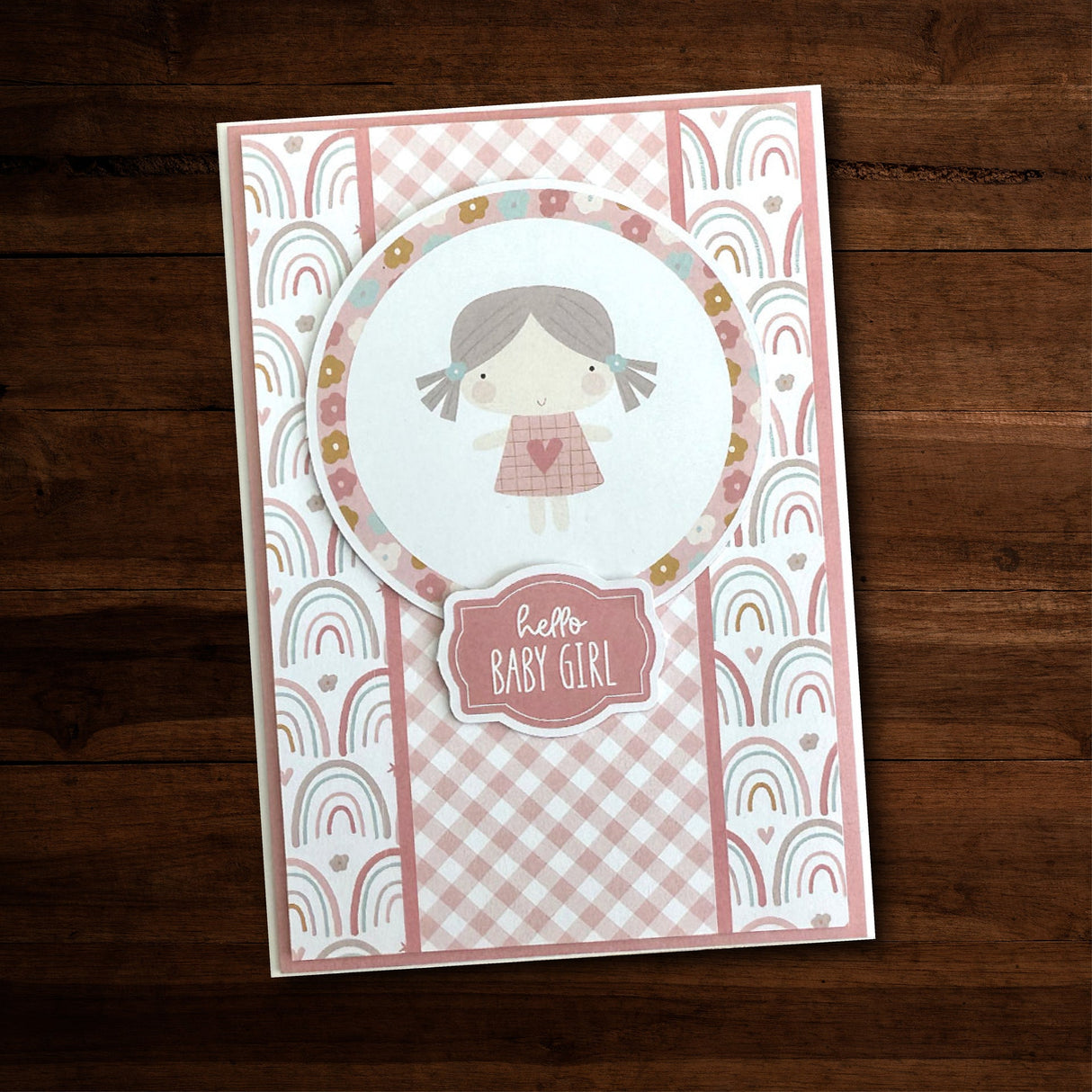 Hello Little Girl 6x8" Die Cuts & Sentiments 30015 - Paper Rose Studio