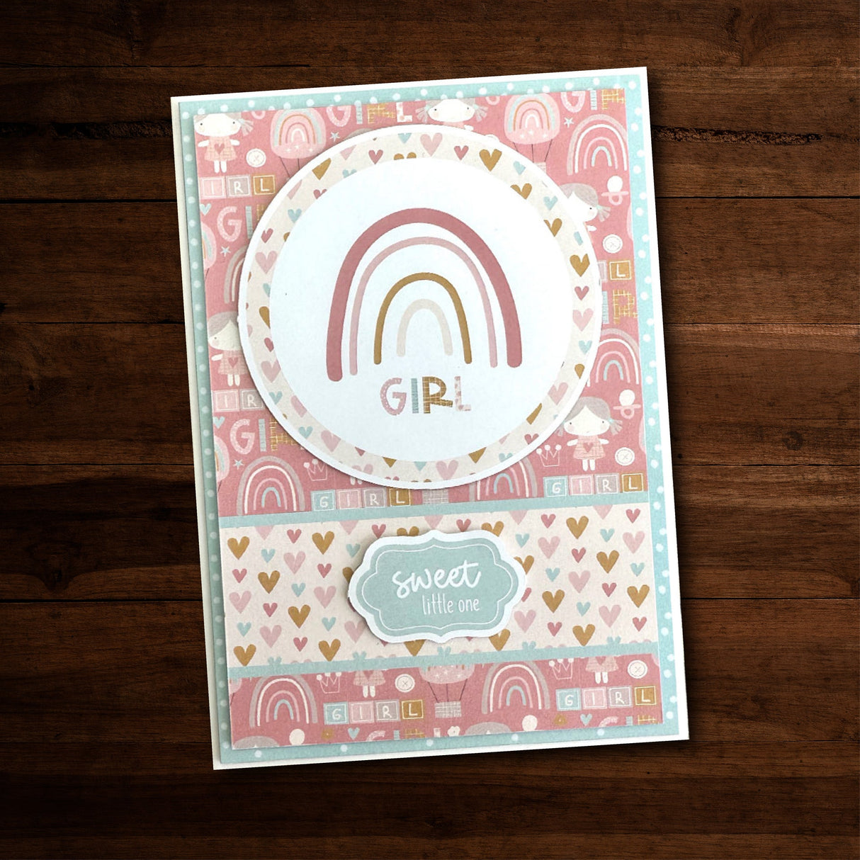 Hello Little Girl 6x8" Die Cuts & Sentiments 30015 - Paper Rose Studio