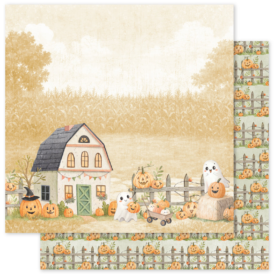 Halloween Harvest B 12x12 Paper (12 pc Bulk Pack) 37165