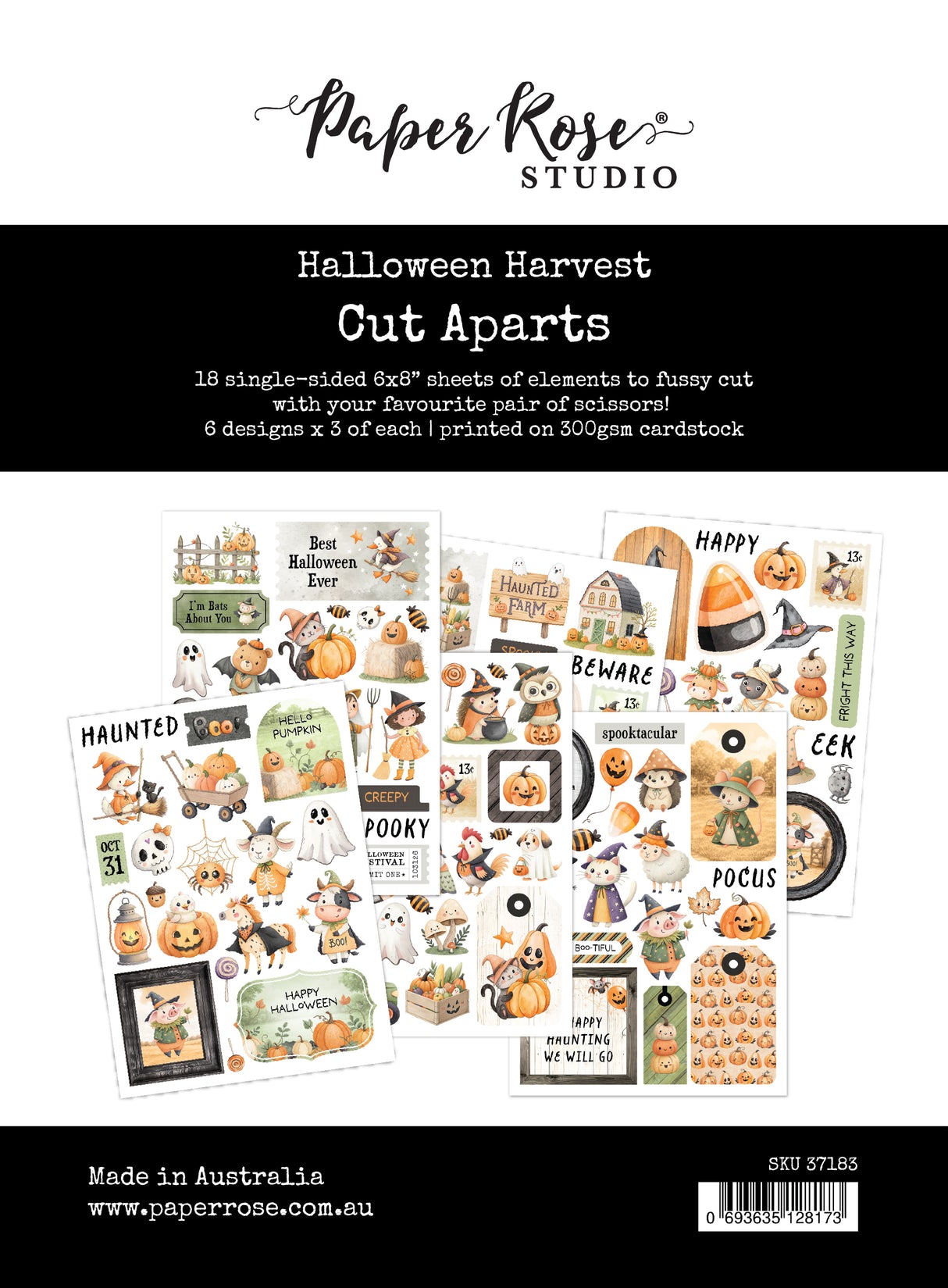 Halloween Harvest 6 x 8" Cut Aparts 37183