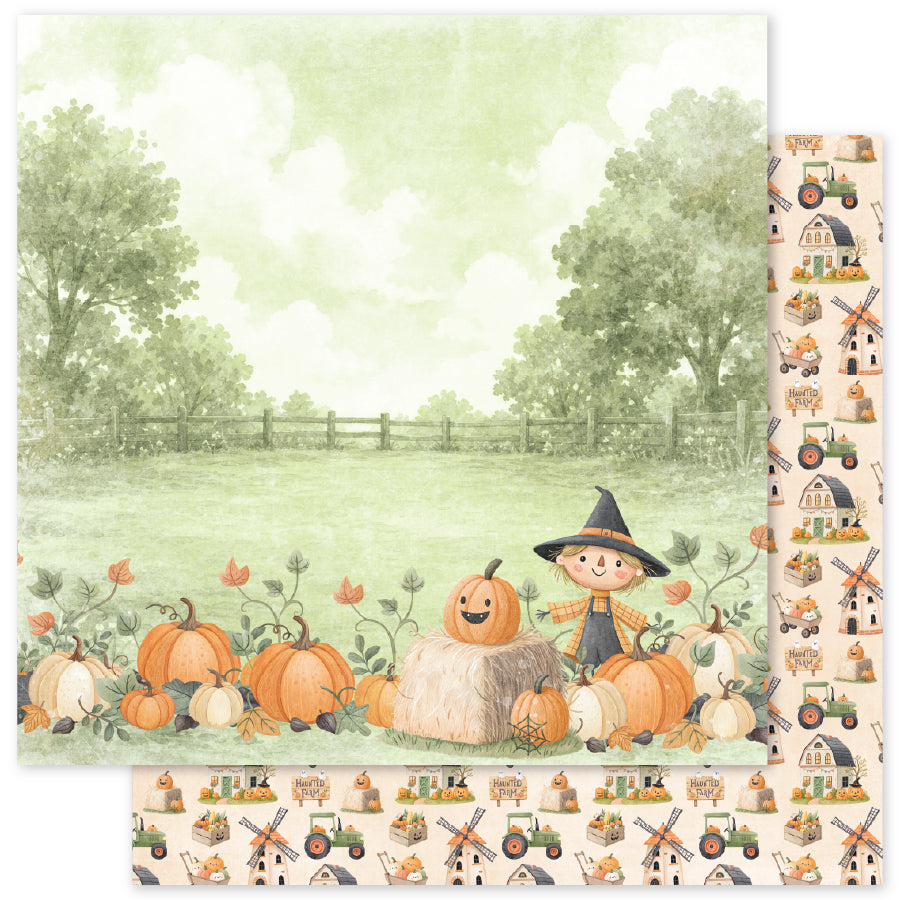 Halloween Harvest F 12x12 Paper (12 pc Bulk Pack) 37177
