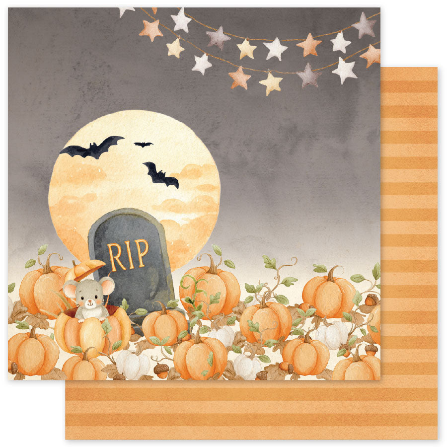 Halloween Hollow B 12x12 Paper (12pc Bulk Pack) 35373 - Paper Rose Studio
