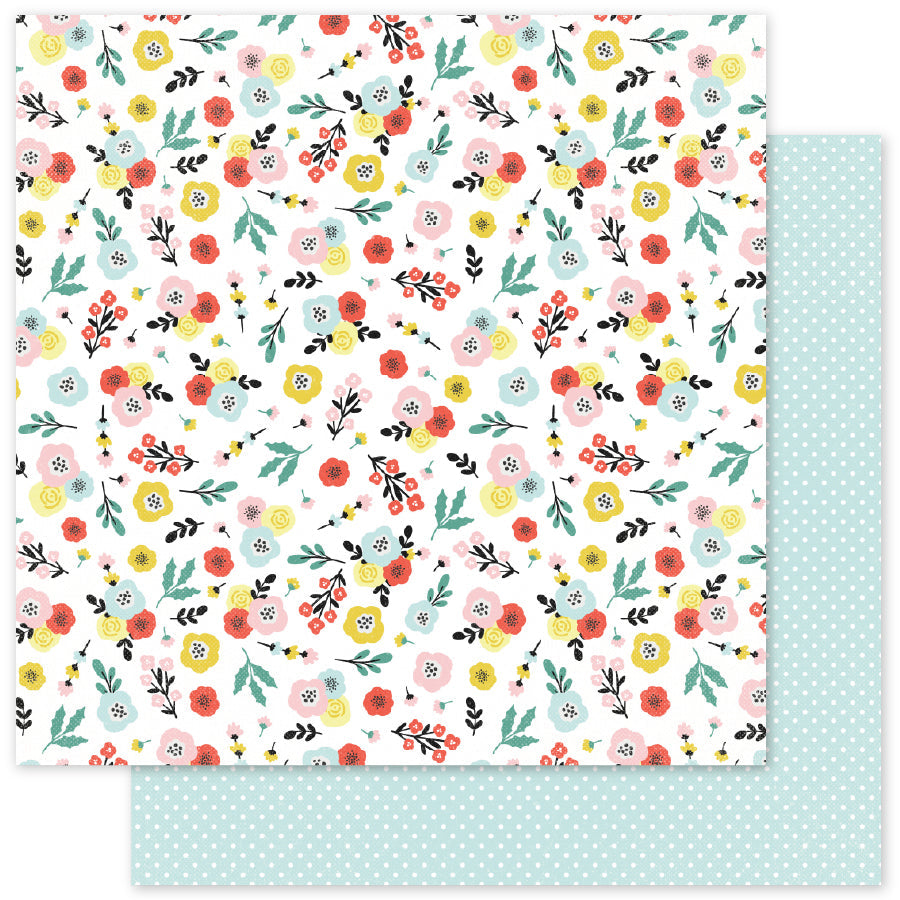 Happy Moments Basics C 12x12 Paper (12pc Bulk Pack) 34974 - Paper Rose Studio