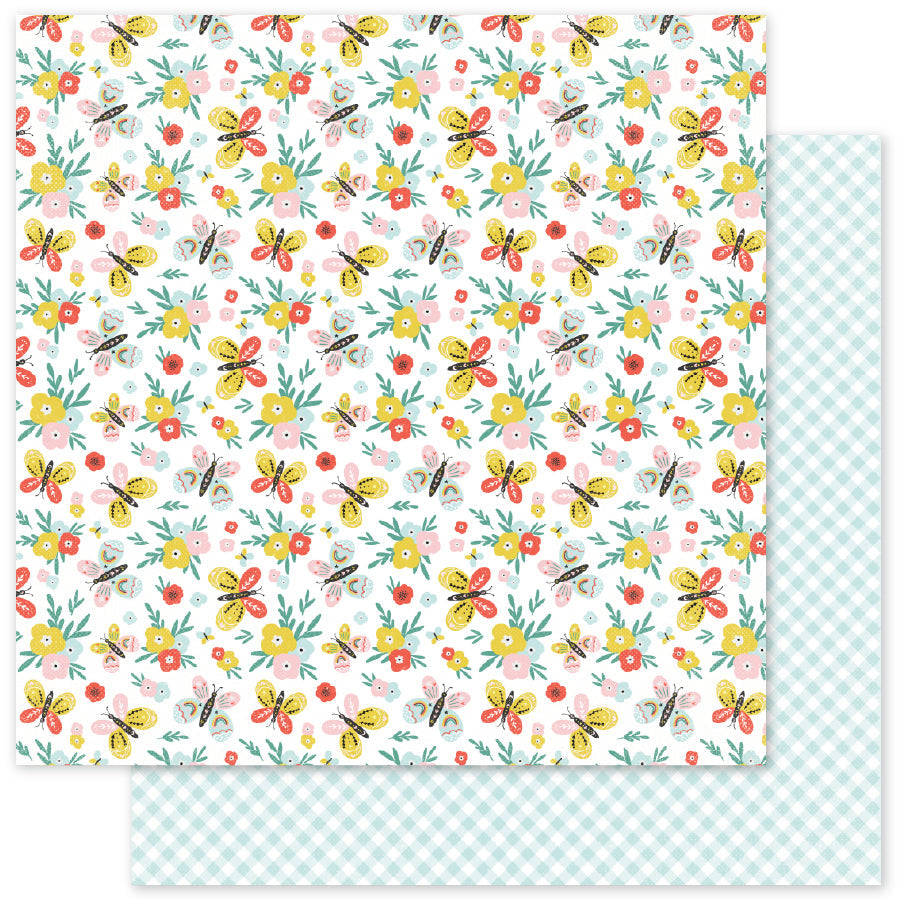 Happy Moments Basics F 12x12 Paper (12pc Bulk Pack) 34983 - Paper Rose Studio