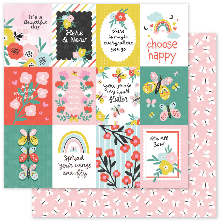 Happy Moments D 12x12 Paper (12pc Bulk Pack) 34953 - Paper Rose Studio