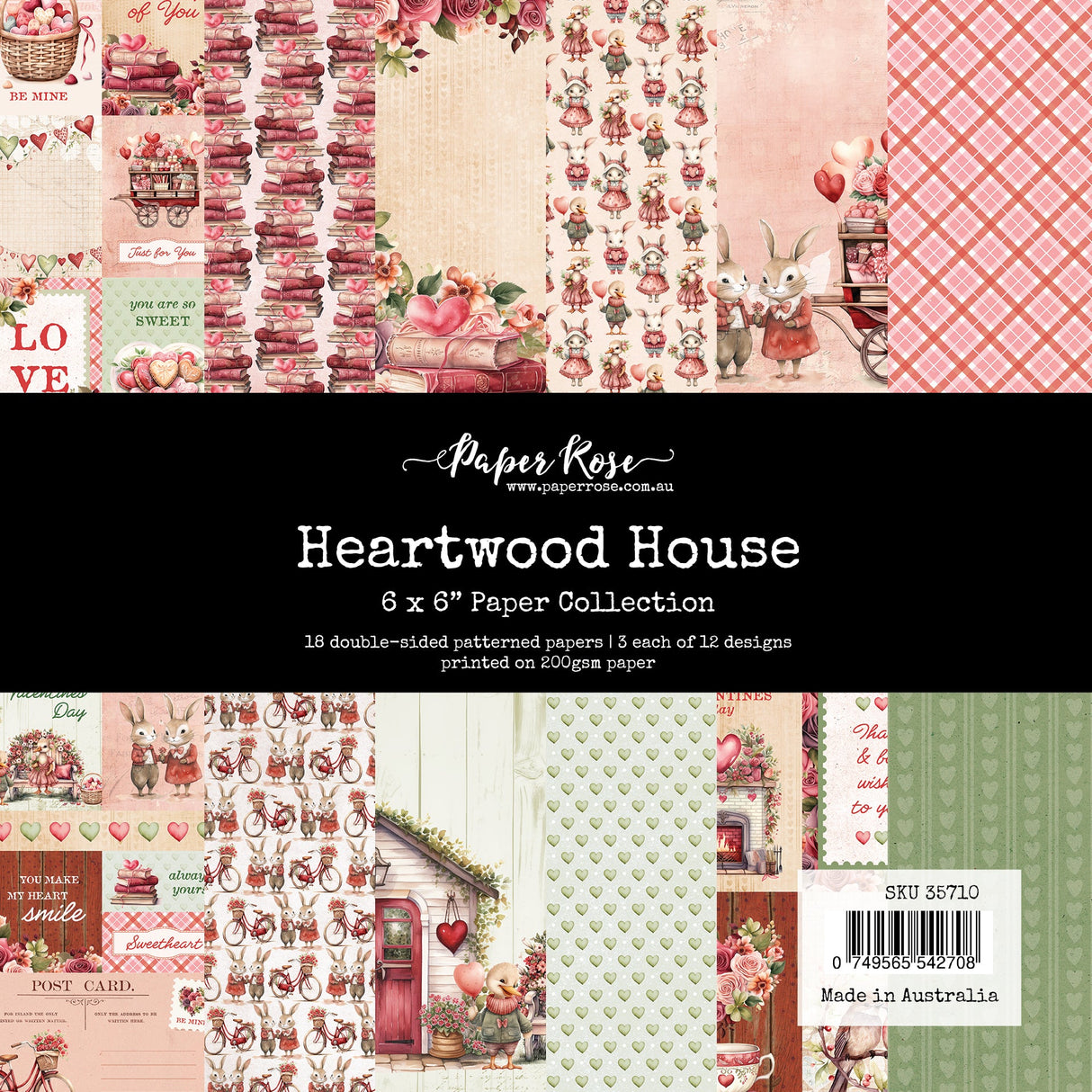 Heartwood House 6x6 Paper Collection 35710