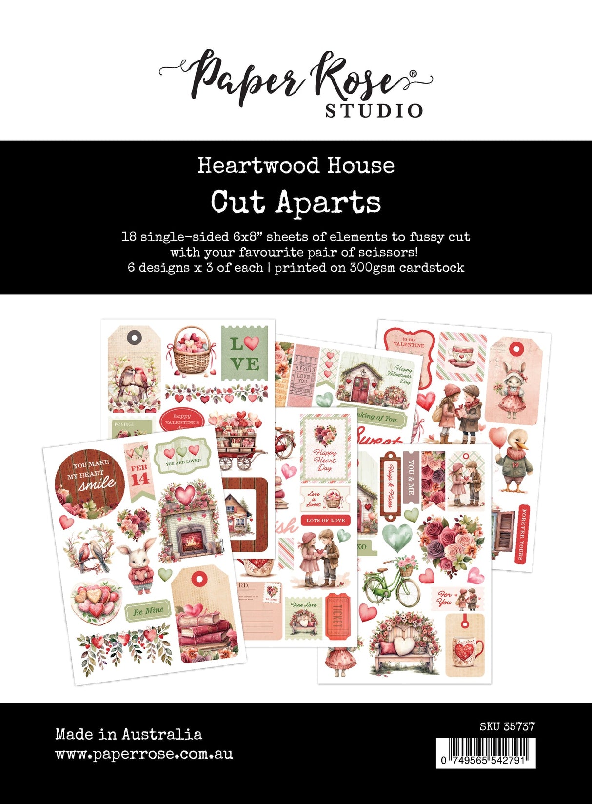 Heartwood House 6x8" Cut Aparts 35737 - Paper Rose Studio