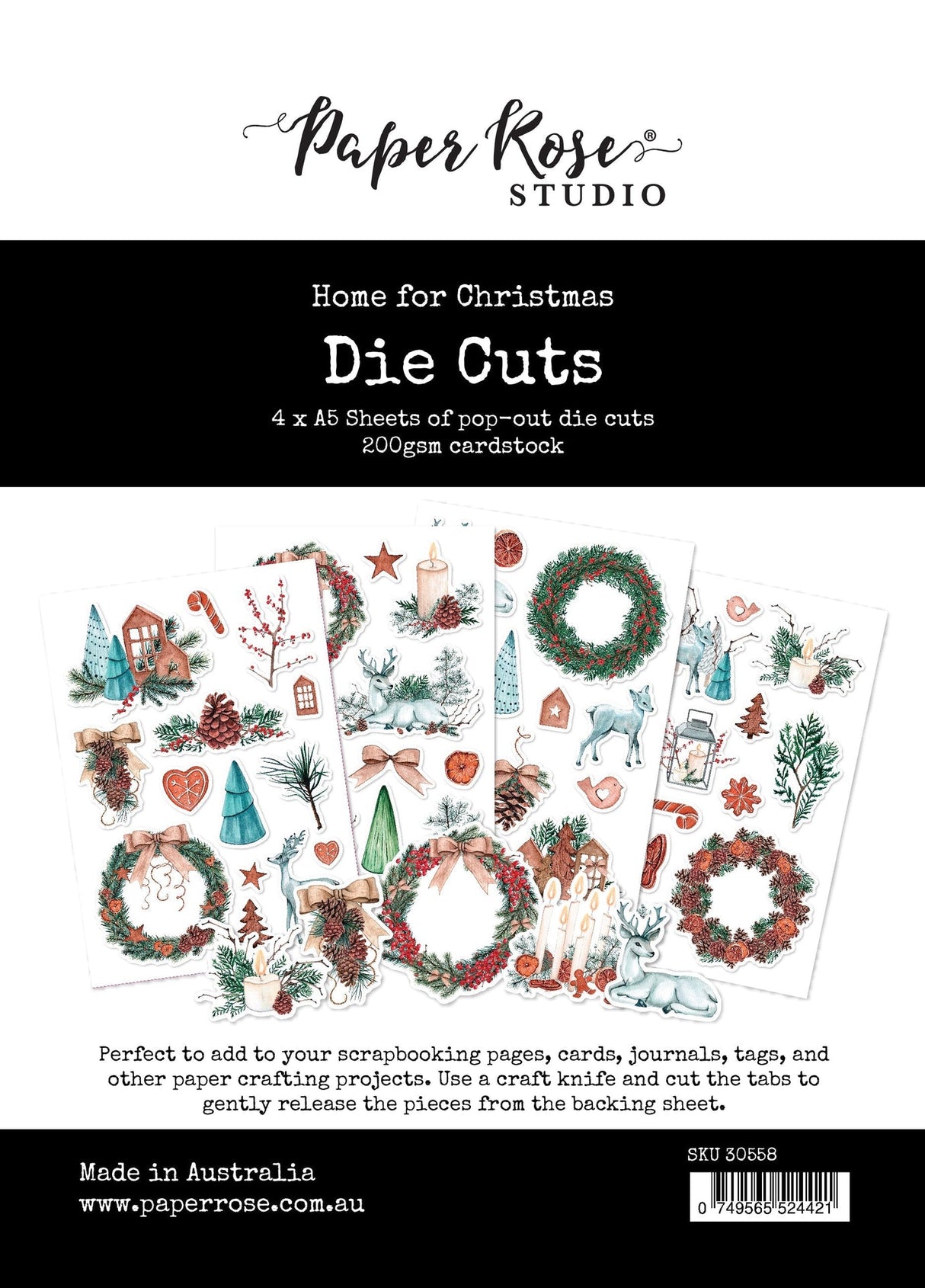 Home for Christmas Die Cuts 30558 - Paper Rose Studio