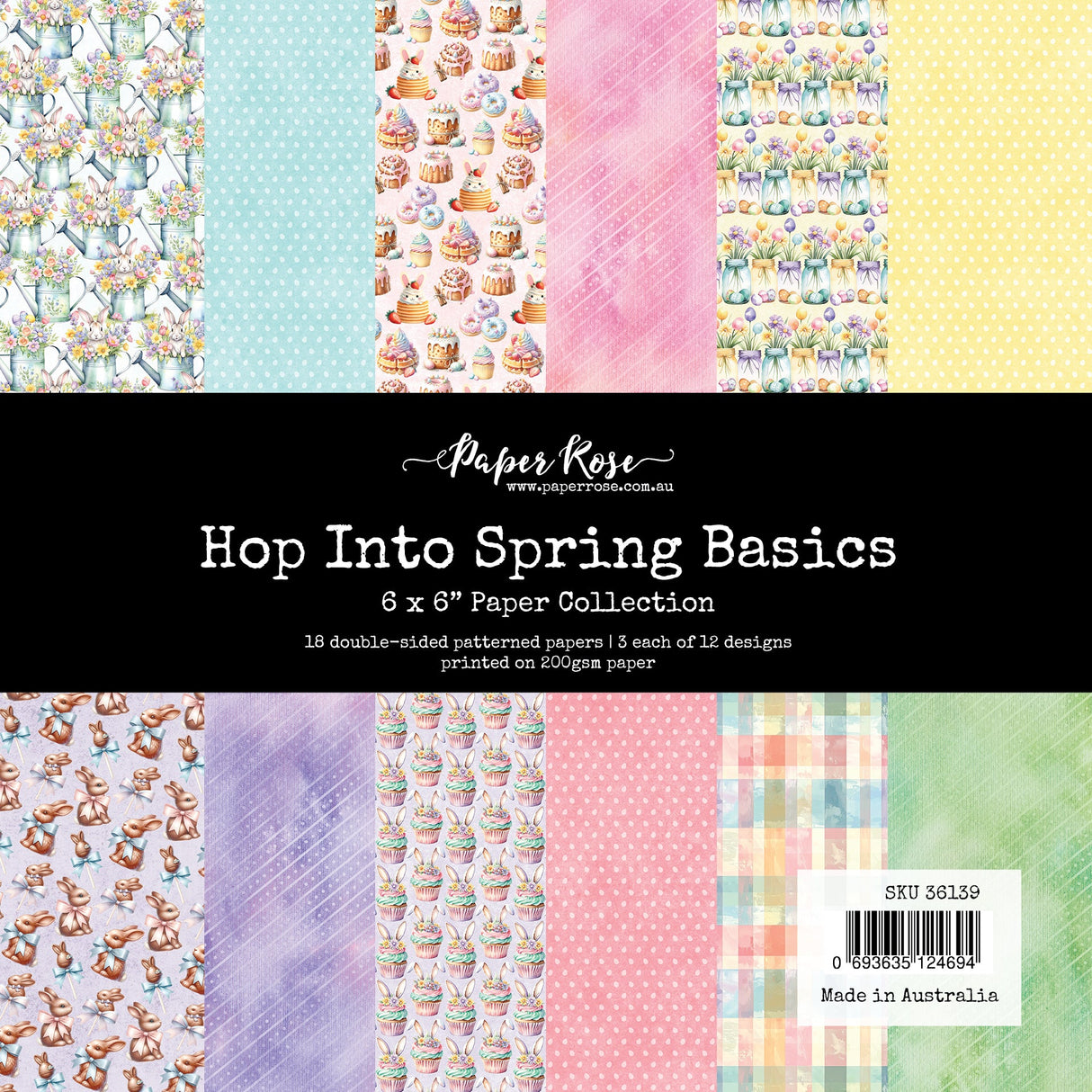 Hop Into Spring Basics 6x6 Paper Collection 36139 - Paper Rose Studio