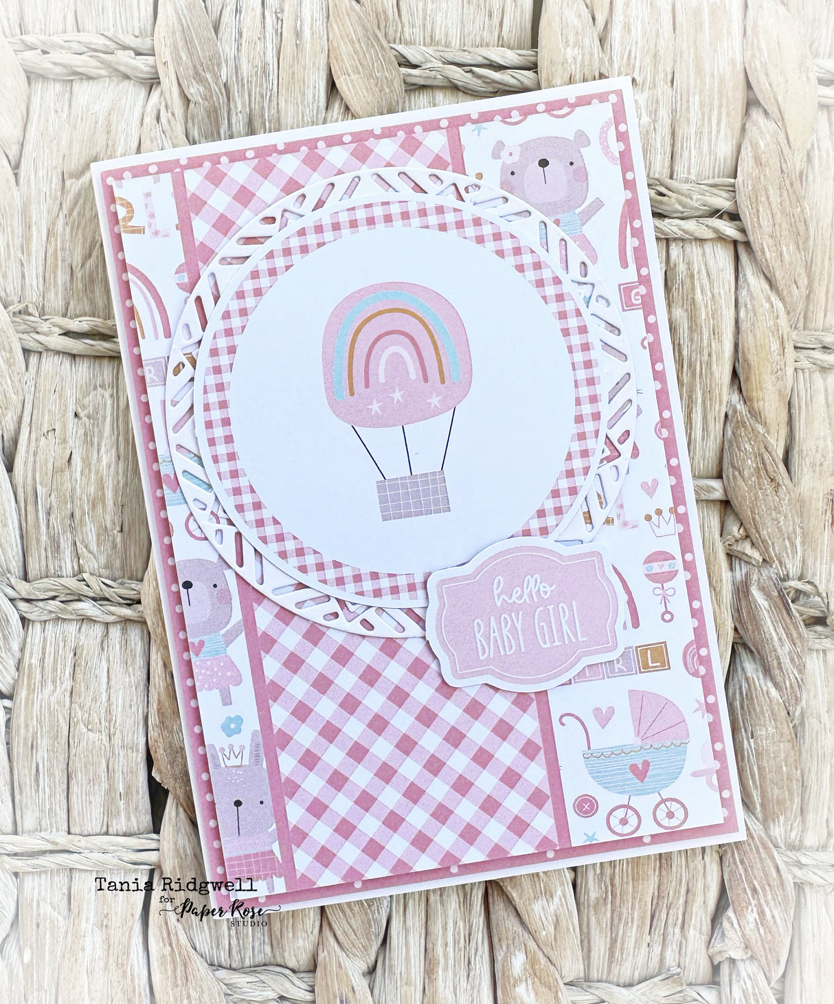 Hello Little Girl 6x8" Die Cuts & Sentiments 30015 - Paper Rose Studio