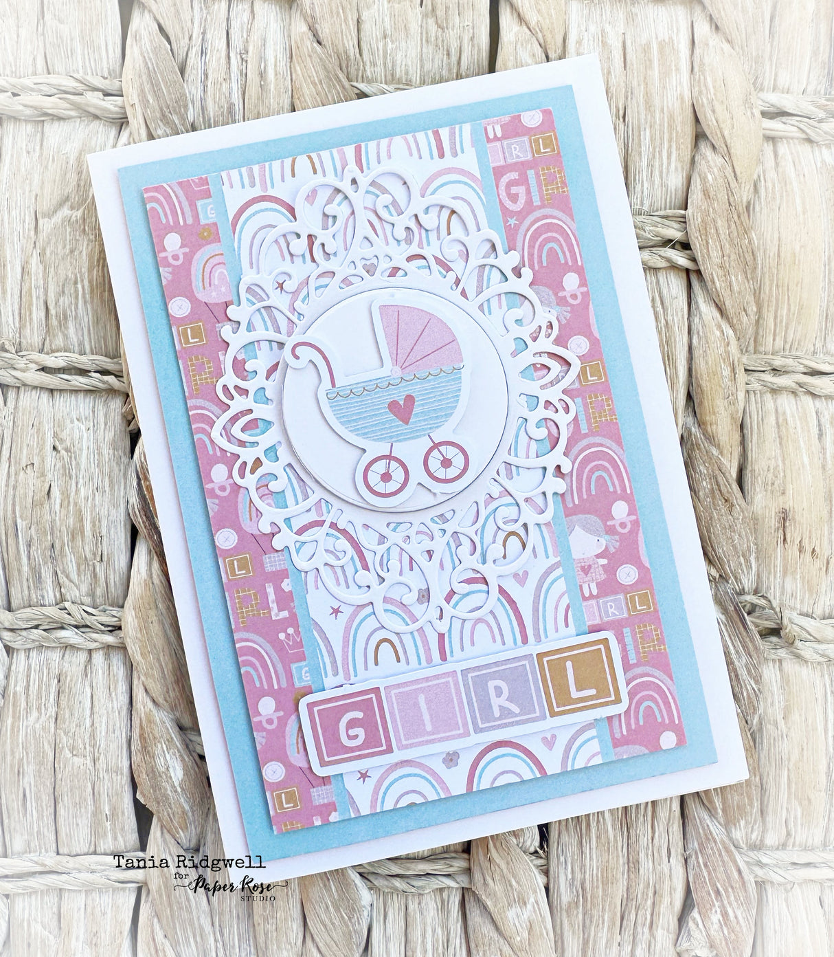 Hello Little Girl 6x8" Die Cuts & Sentiments 30015 - Paper Rose Studio