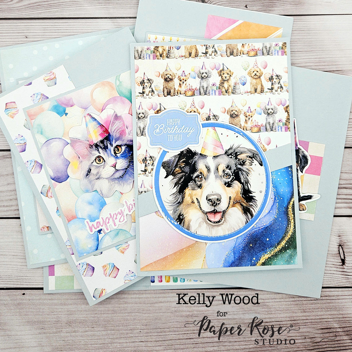 Birthday Fun 6x8" Quick Cards Die Cuts 34755 - Paper Rose Studio