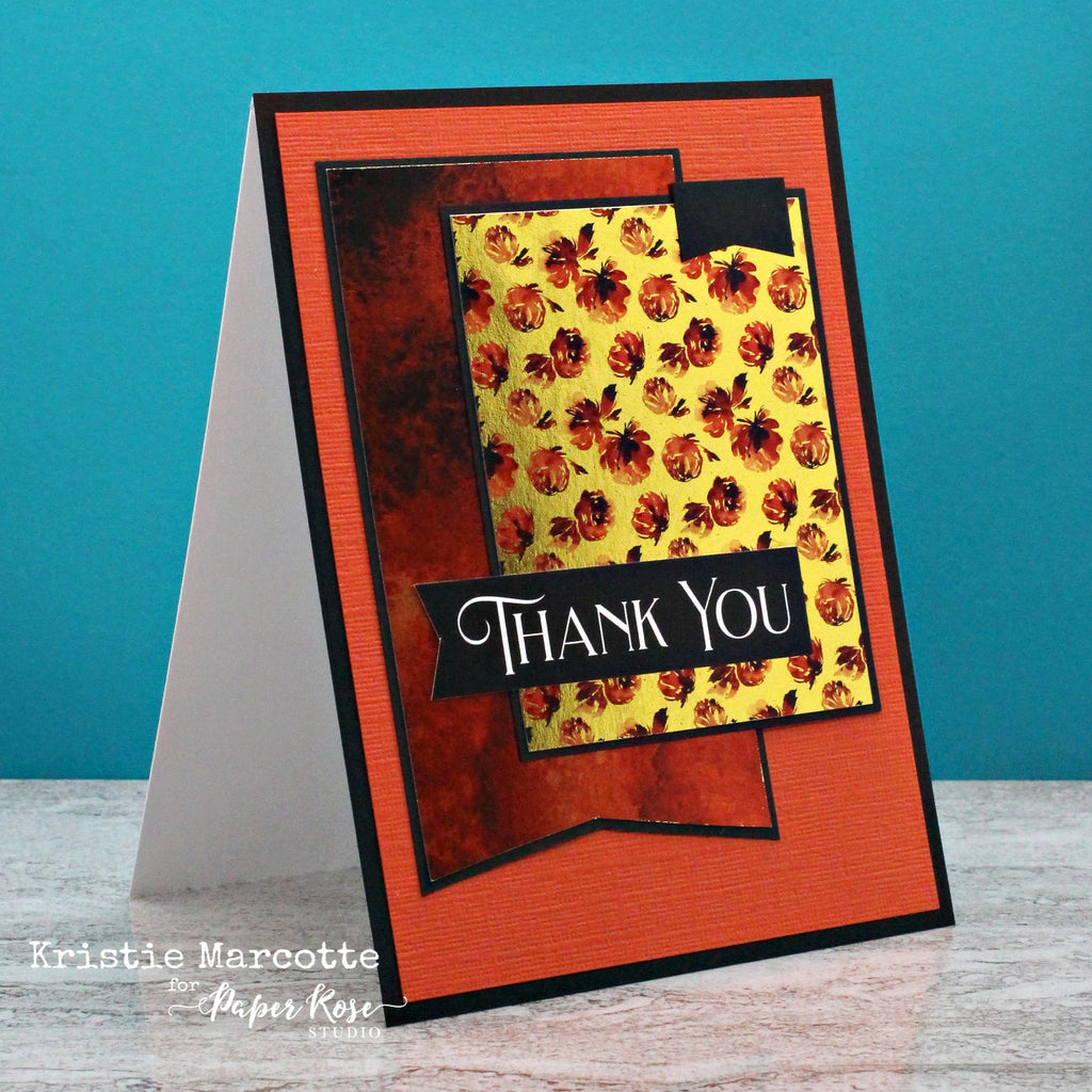 Crimson Rose - Gold 6x6 Paper Collection 26623 - Paper Rose Studio