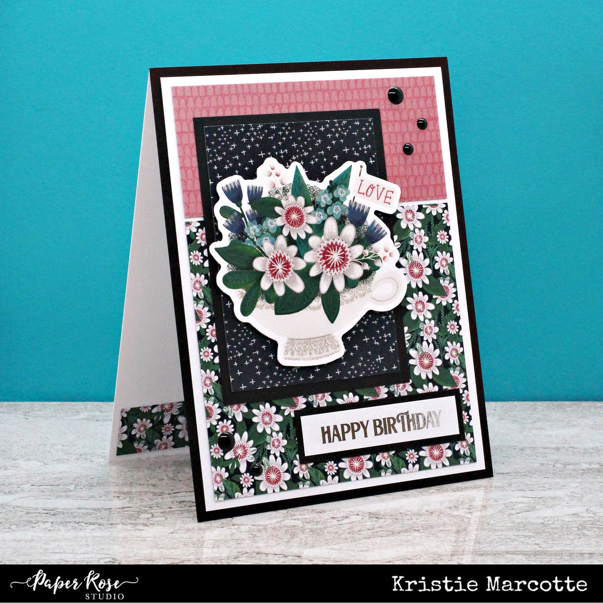 Katie's Tea Party Embossed Die Cuts 30849 - Paper Rose Studio