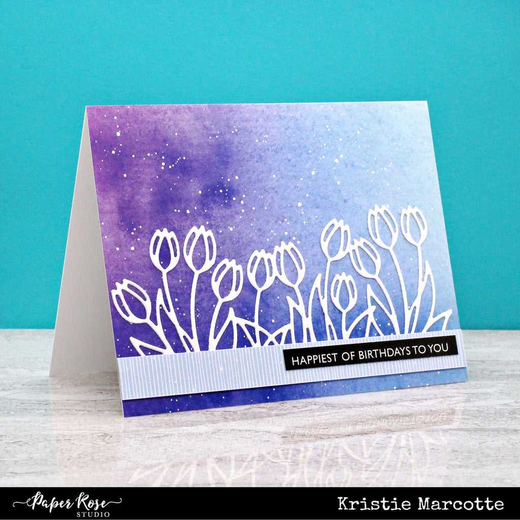 Black & White A5 12pc Sentiment Sheets 19023 - Paper Rose Studio