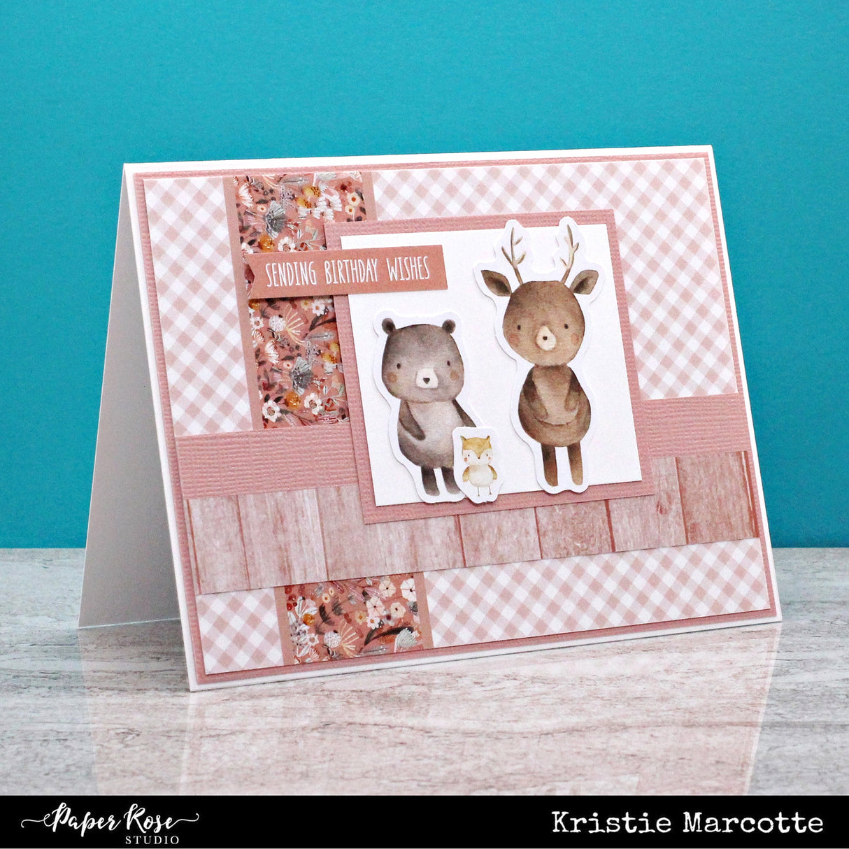 Woodland Friends 6x8" Quick Cards Collection 29982 - Paper Rose Studio