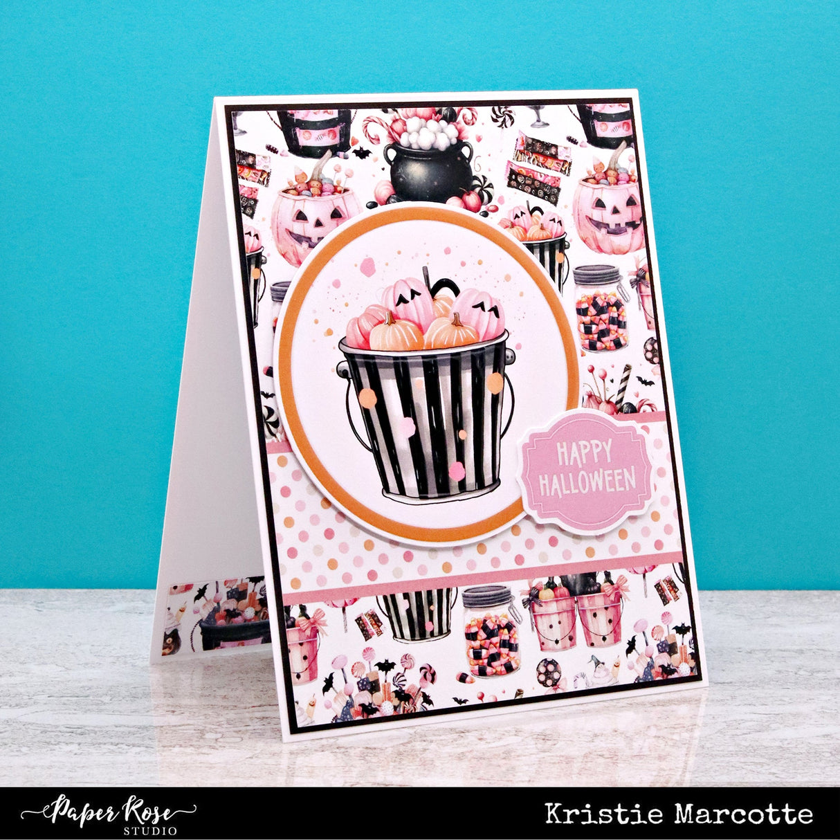Pink Halloween 6x8" Quick Cards Collection 32871 - Paper Rose Studio
