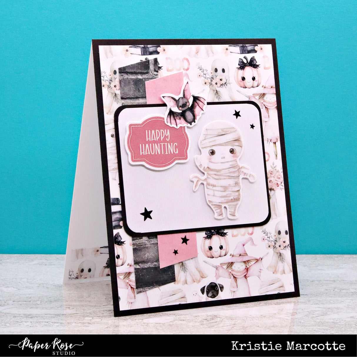 Pink Halloween 6x8" Quick Cards Collection 32871 - Paper Rose Studio