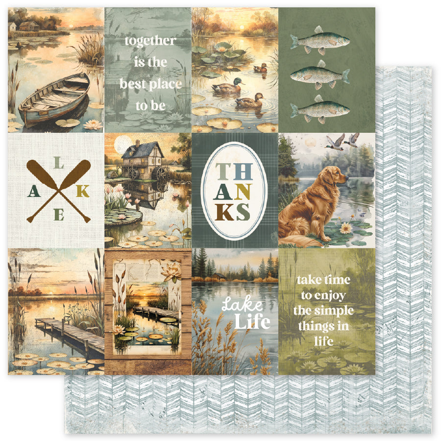 Lakeside Memories A 12x12 Paper (12pc Bulk Pack) 34695 - Paper Rose Studio