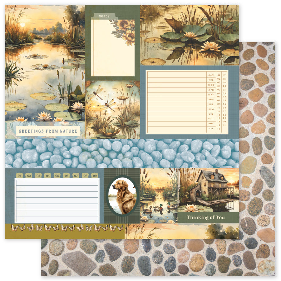 Lakeside Memories D 12x12 Paper (12pc Bulk Pack) 34704 - Paper Rose Studio