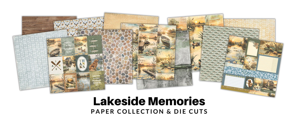 Lakeside Memories 12x12 Paper Collection 34692 - Paper Rose Studio