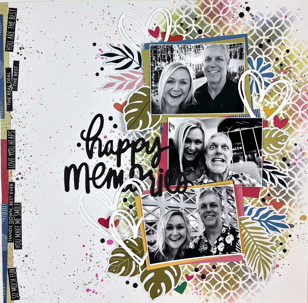 Leafy Circle Lattice 6x6" Stencil 21546 - Paper Rose Studio