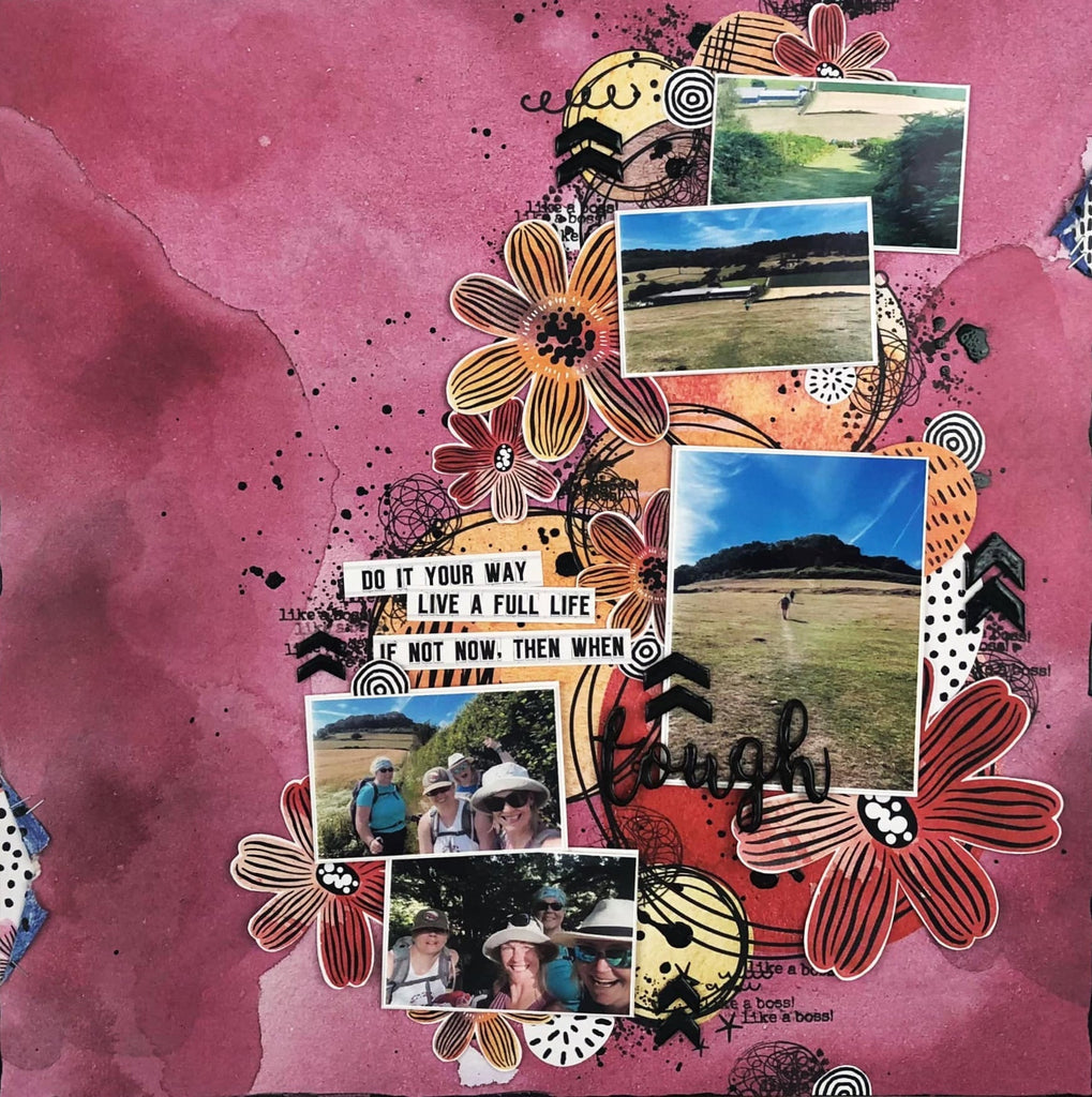 Watercolours & Scribbles 12x12 Paper Collection 26392 - Paper Rose Studio