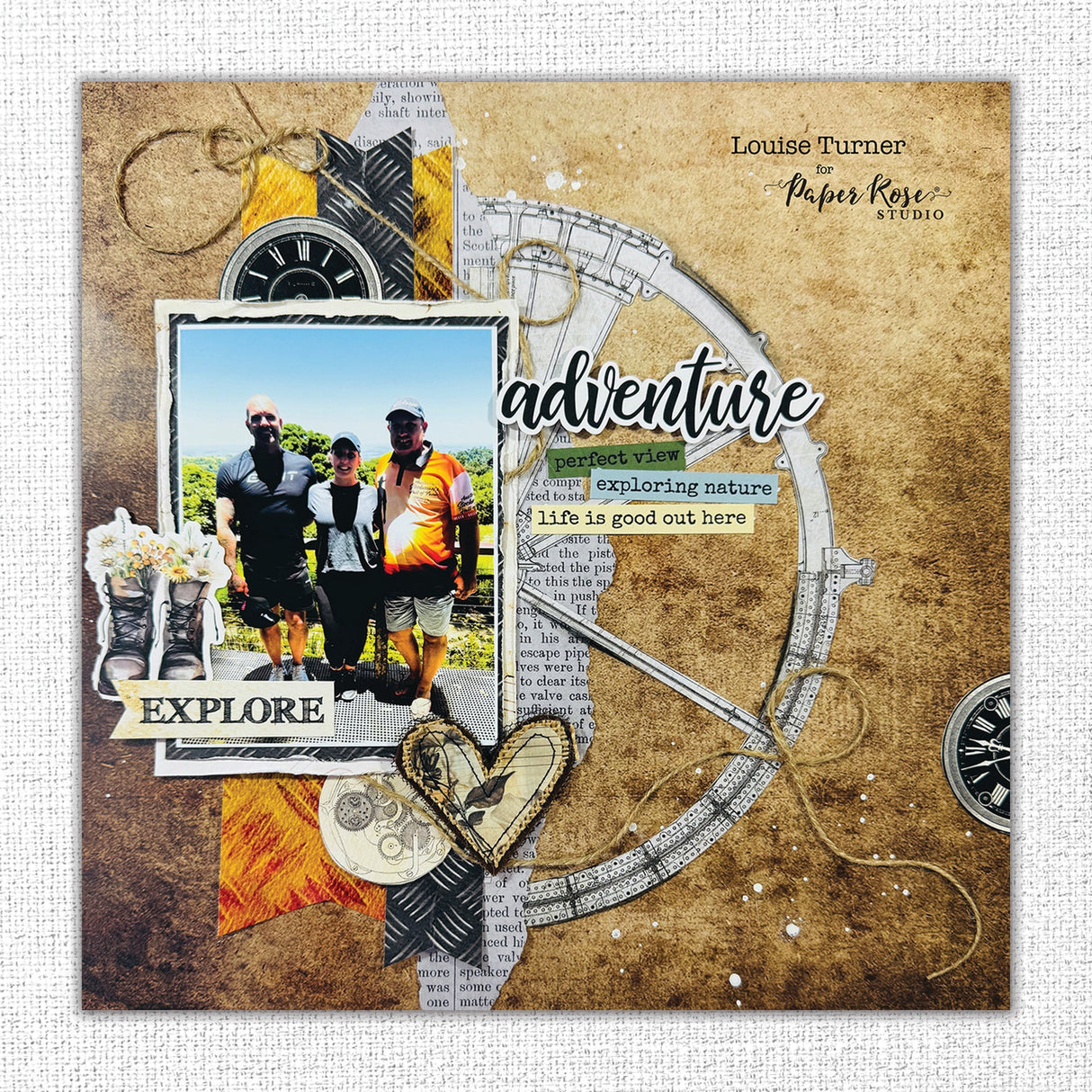 Nature Stroll Sentiments & Titles Die Cuts 27901 - Paper Rose Studio