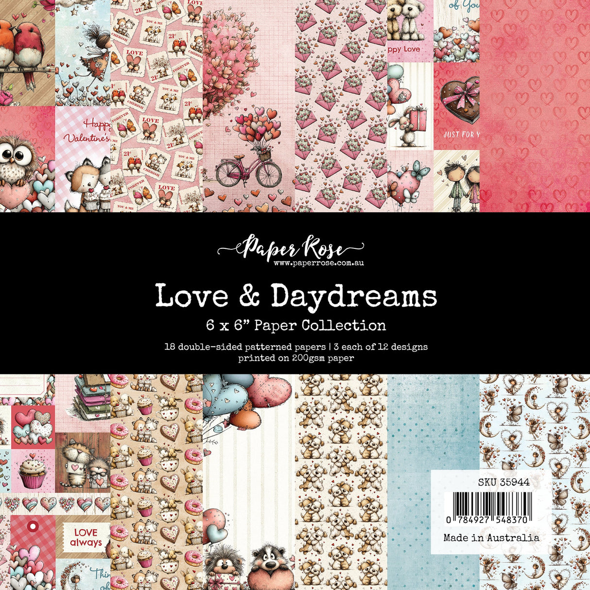 Love & Daydreams 6x6 Paper Collection 35944 - Paper Rose Studio
