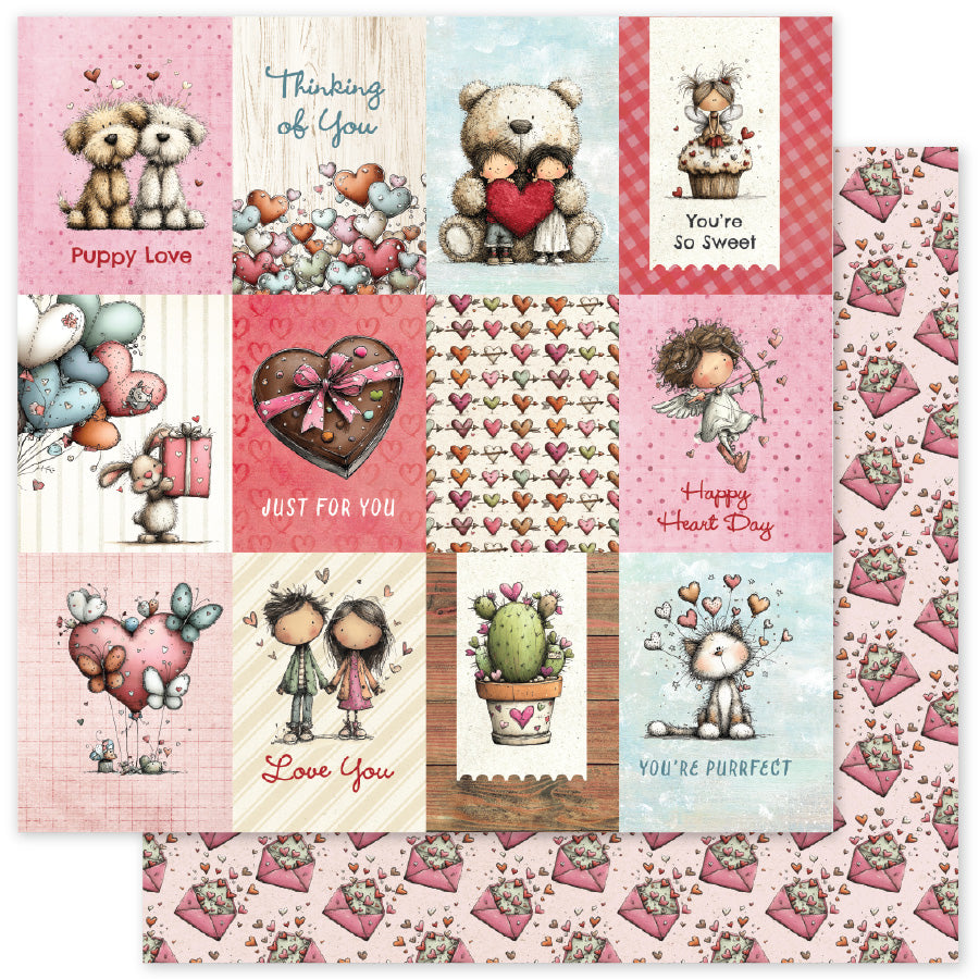 Love & Daydreams C 12x12 Paper (12 pc Bulk Pack) 35956 - Paper Rose Studio