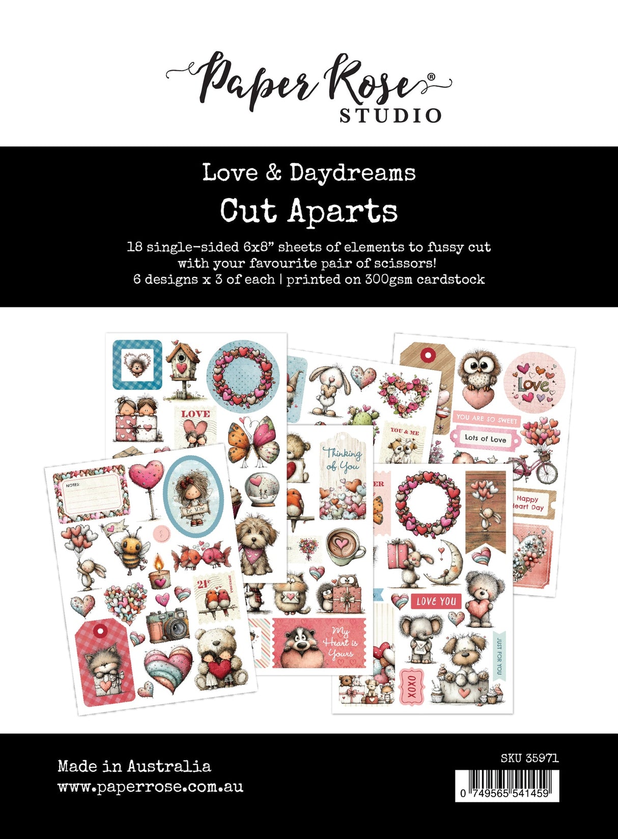 Love & Daydreams 6x8 Cut Aparts 35971