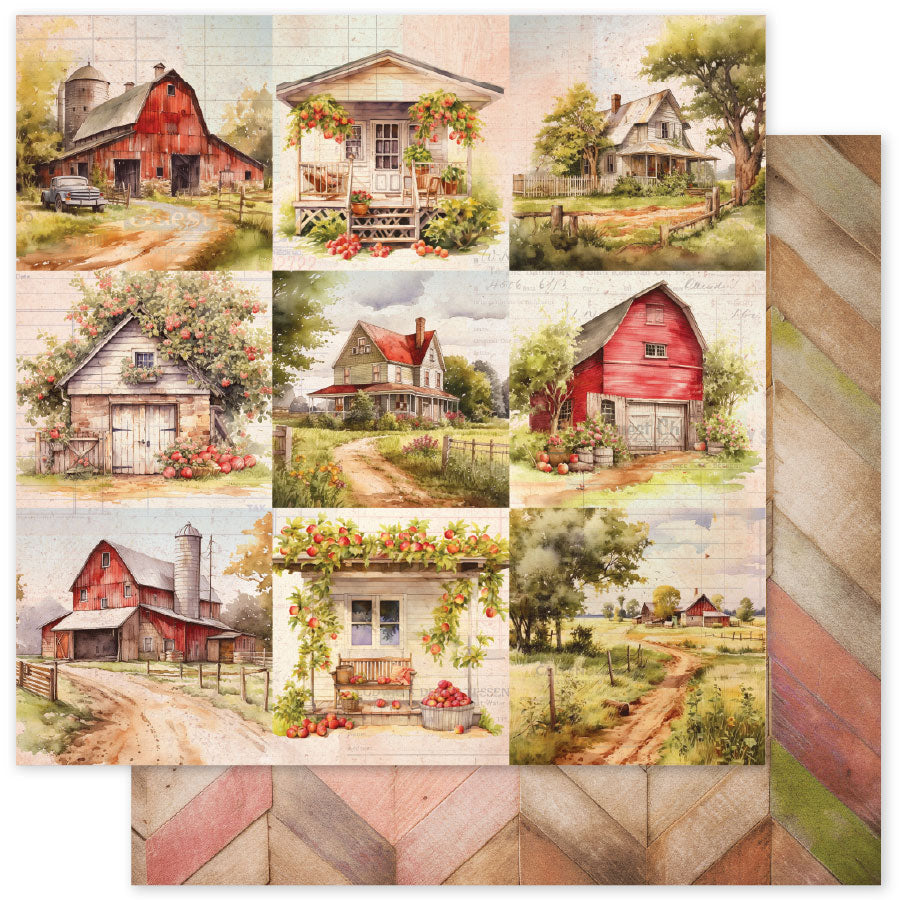 Meadowbrook Farm F 12x12 Paper (12pc Bulk Pack) 35037 - Paper Rose Studio