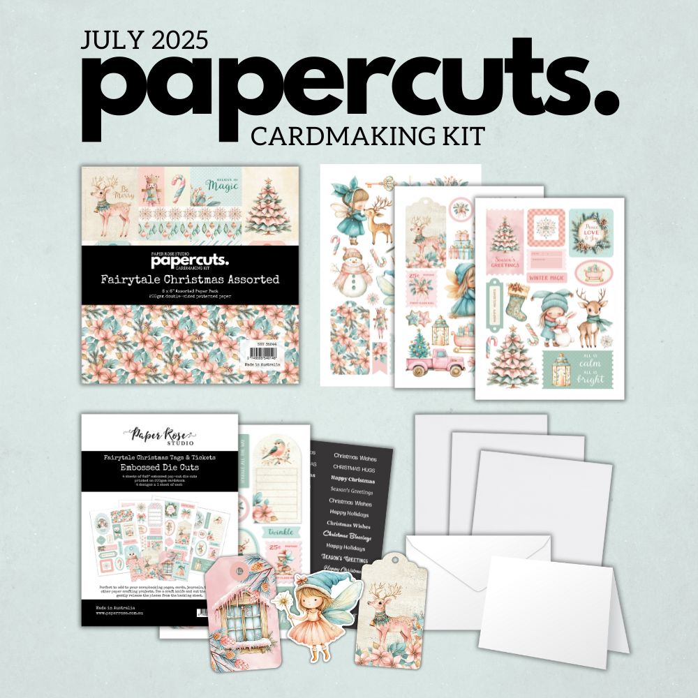 Papercuts Cardmaking Kit - July 2025 Fairytale Christmas 35244 - Paper Rose Studio