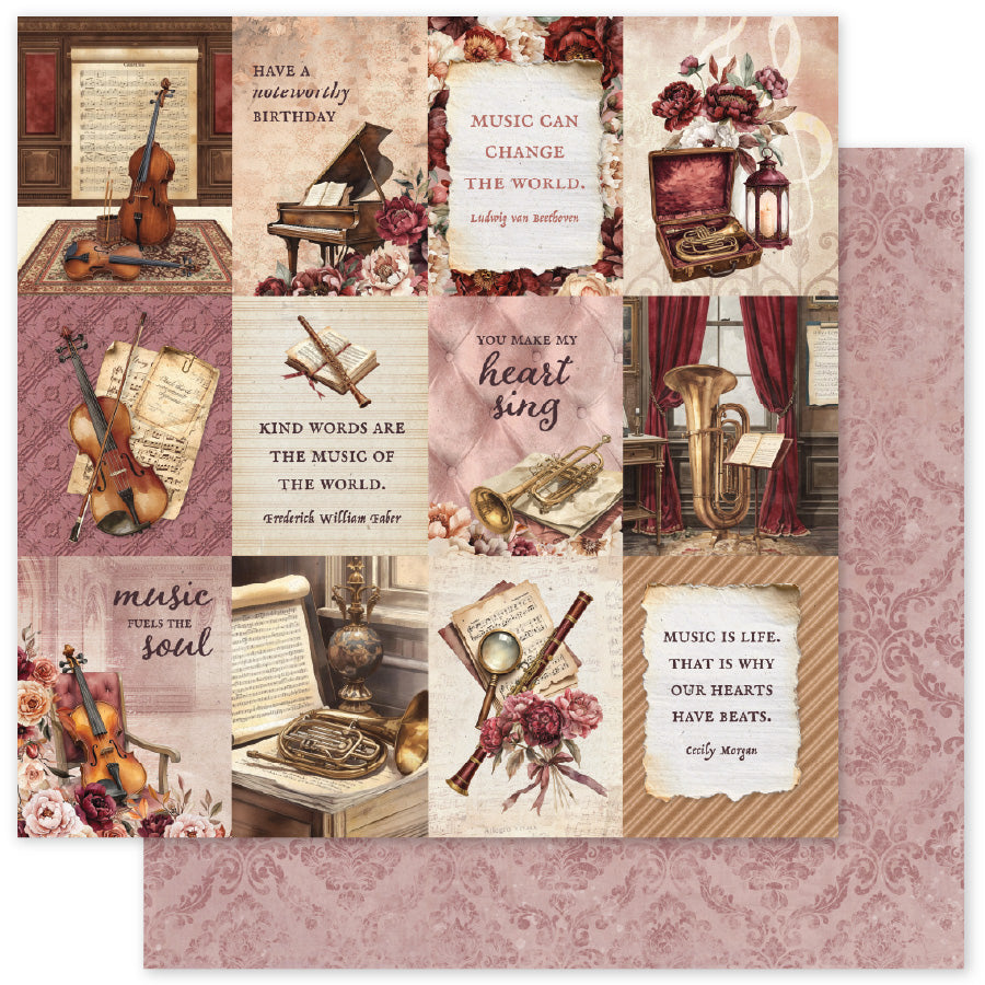 Melody & Memories E 12x12 Paper (12 pc Bulk Pack) 37393