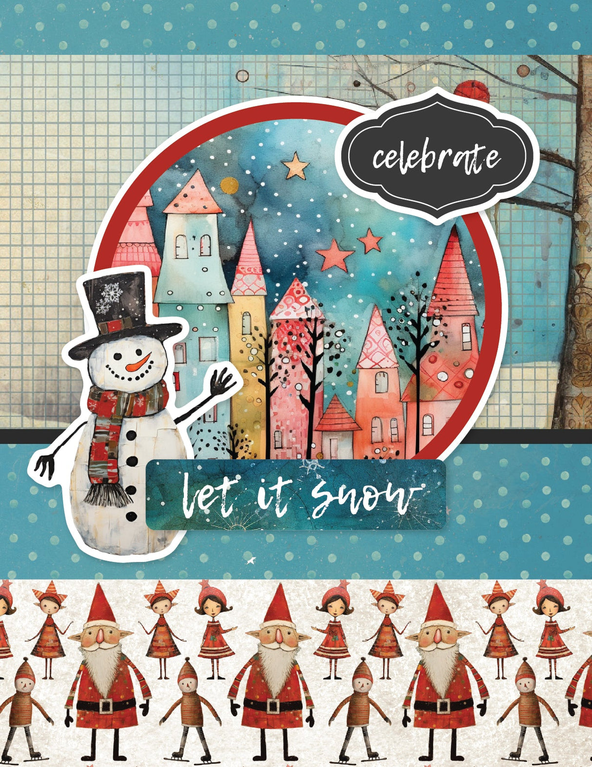 Merry and Bright 6x8" Quick Card Collection 35701 - Paper Rose Studio