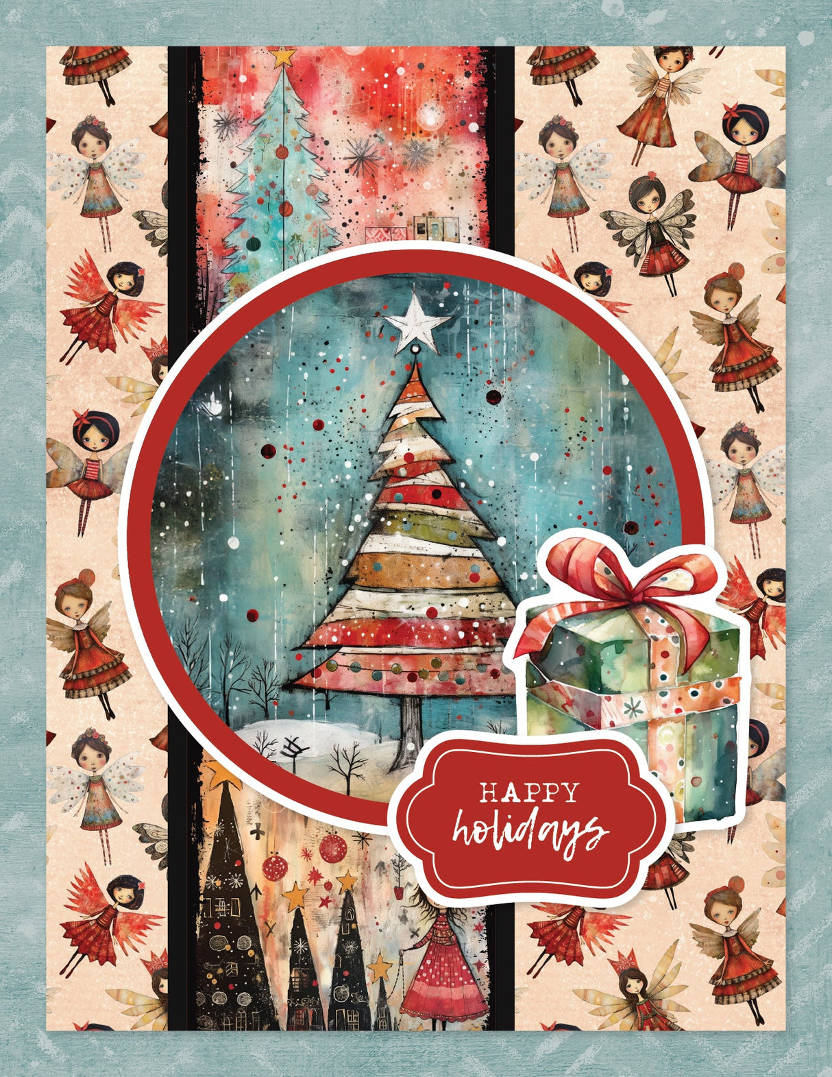 Merry and Bright 6x8" Quick Card Collection 35701 - Paper Rose Studio