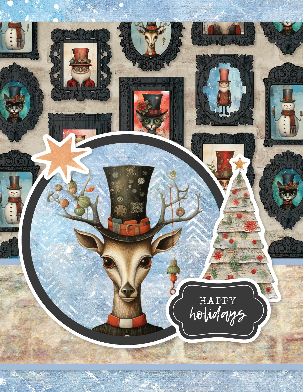Merry and Bright 6x8" Quick Card Collection 35701 - Paper Rose Studio