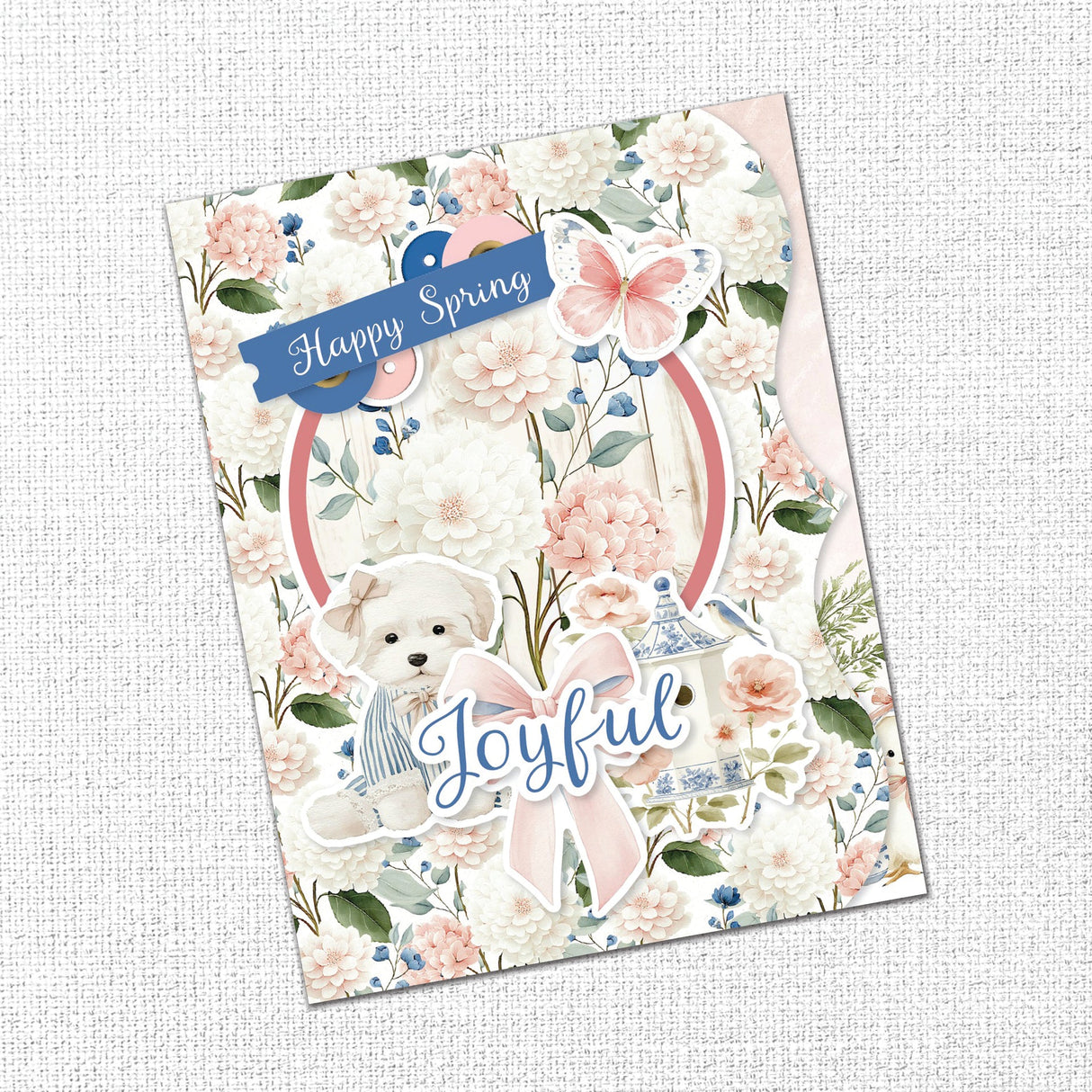 Primrose Garden 8.5x11" Mini Junk Journal Folio Kit 36103 - Paper Rose Studio