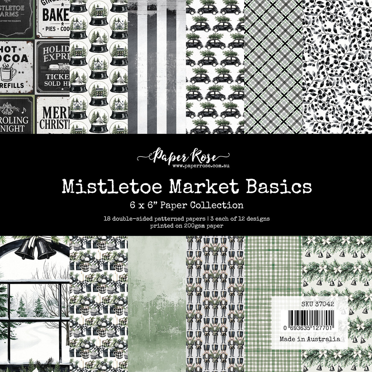 Mistletoe Market Basics 6x6 Paper Collection 37042