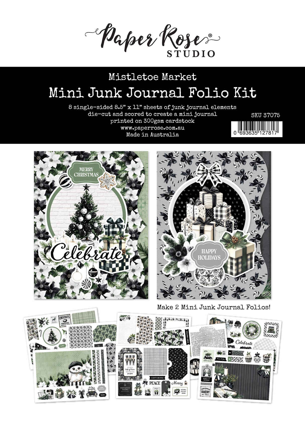 Mistletoe Market 8.5x11" Mini Folio Kit 37075