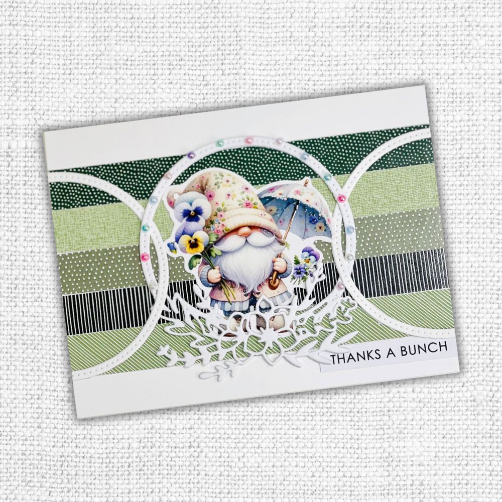 Bryony Floral Wreath Metal Cutting Die 31941 - Paper Rose Studio