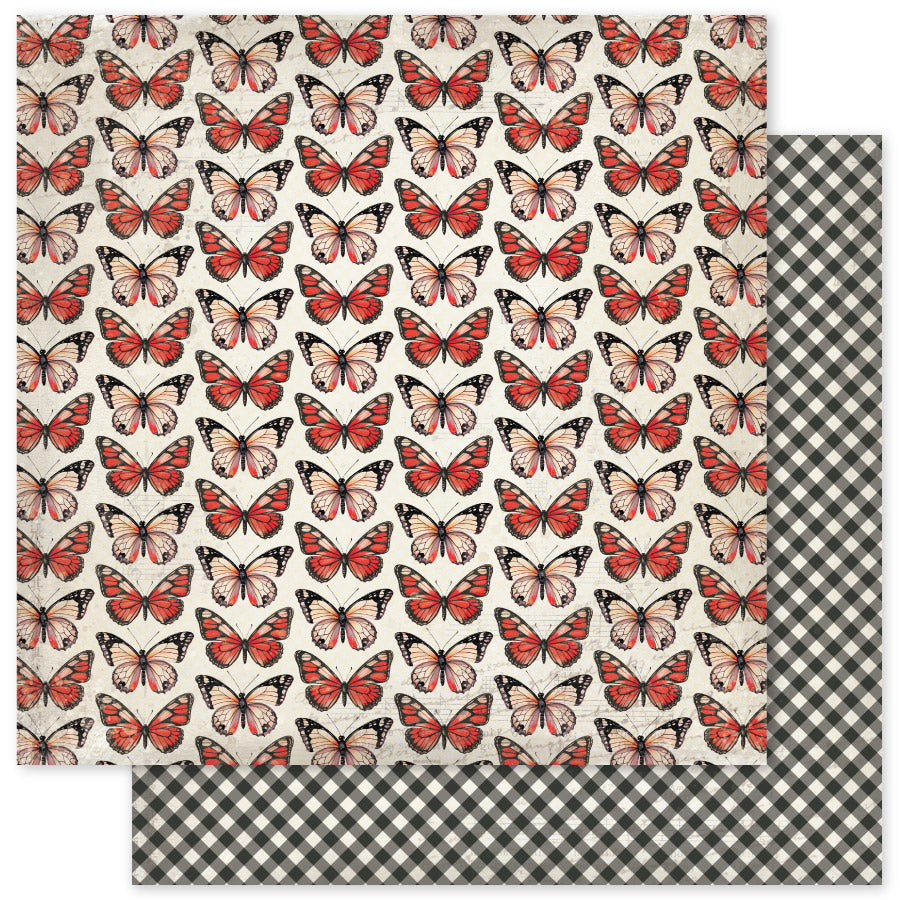 Poppy Garden Basics D 12x12 Paper (12pc Bulk Pack) 34656 - Paper Rose Studio