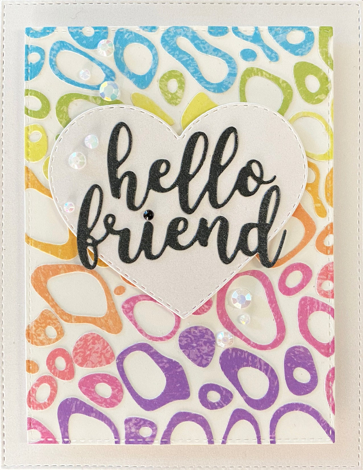 Topographic Background Metal Cutting Die 19148 DISCONTINUED - Paper Rose Studio